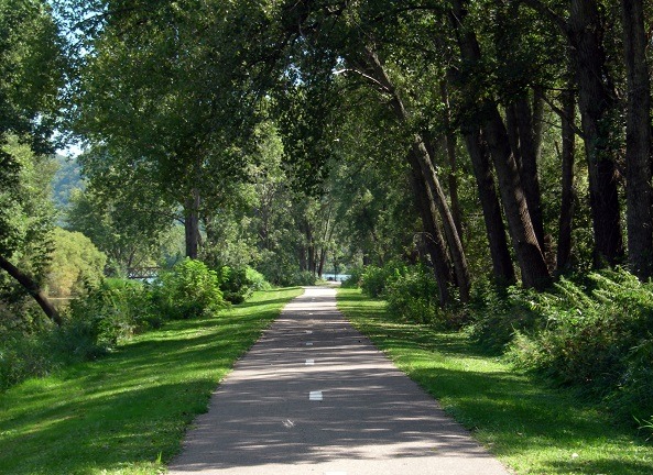 walking and bike trail