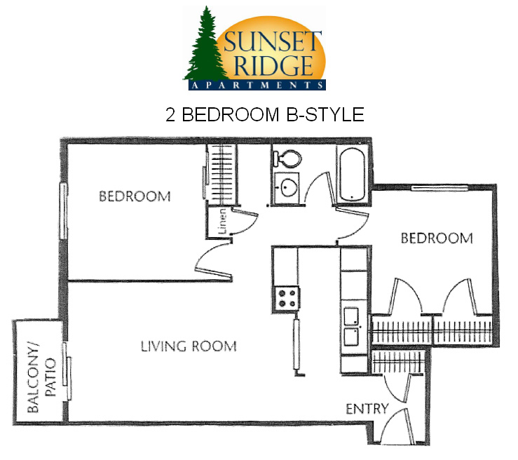 B Style Apartment Floorplan