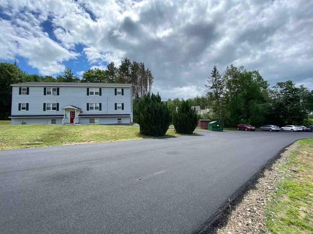 Newly paved community