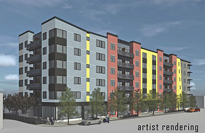 Red Oak at 409 Elm Artist Rendering