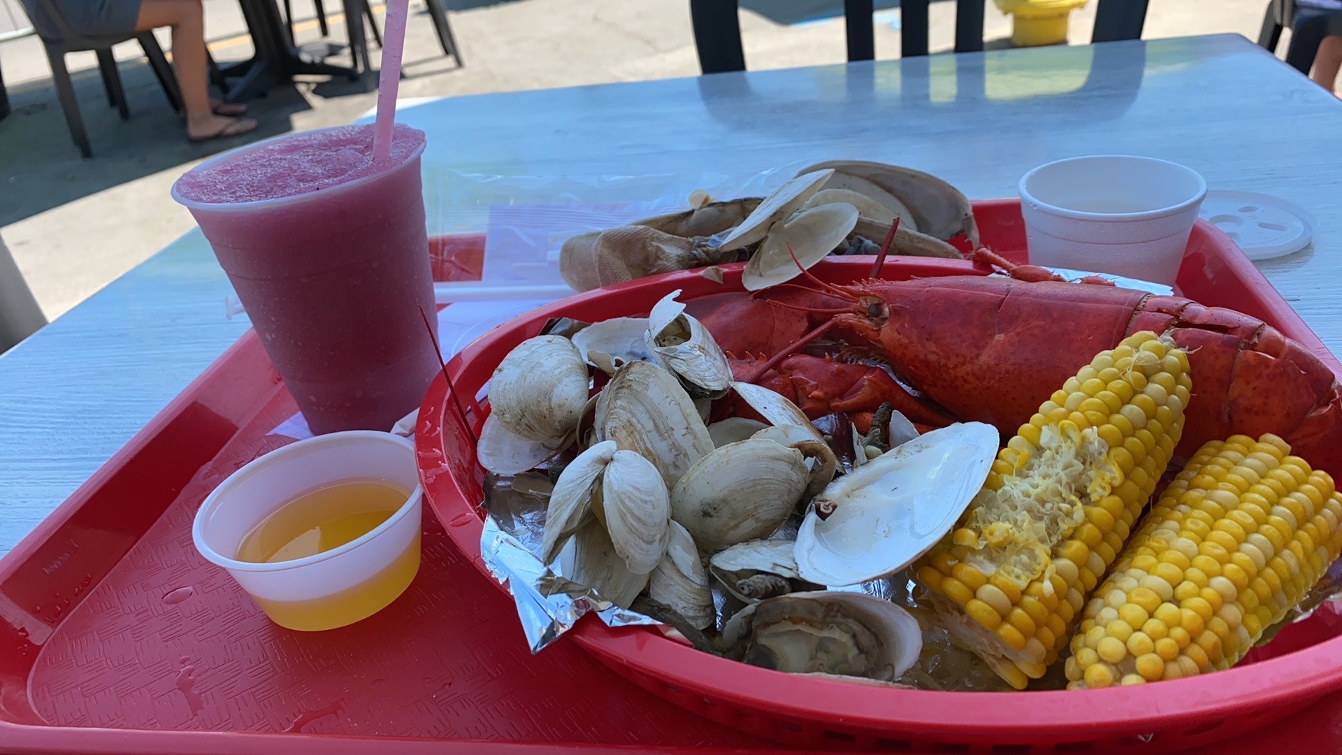 Clam bake at Hampton Beach