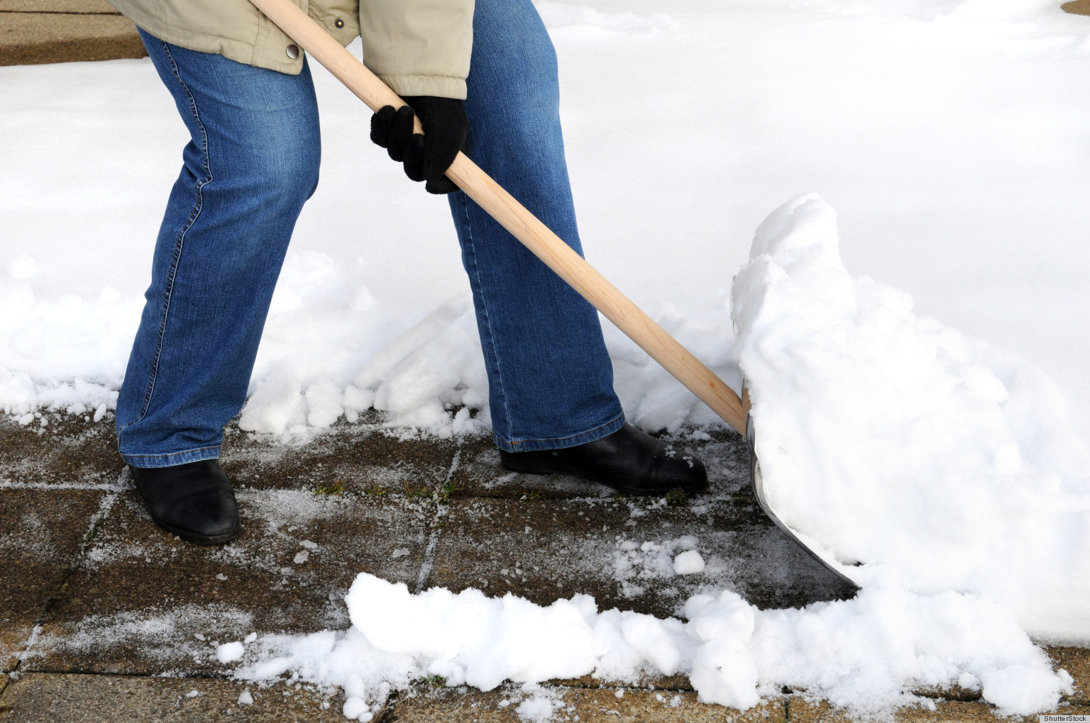 snow shoveling