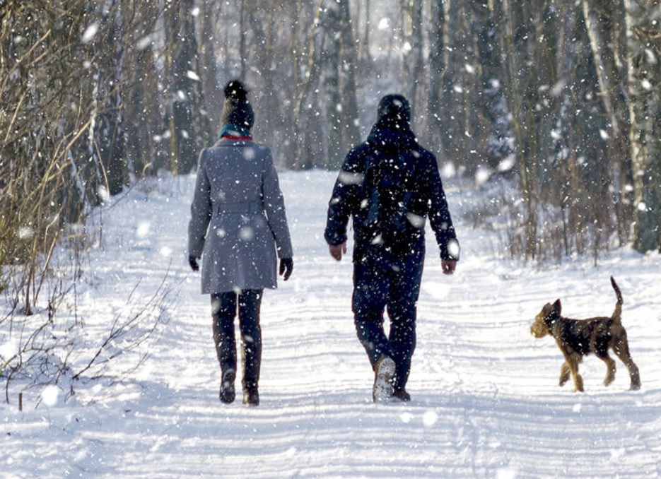 walking in winter