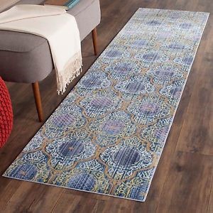 Blue area rug