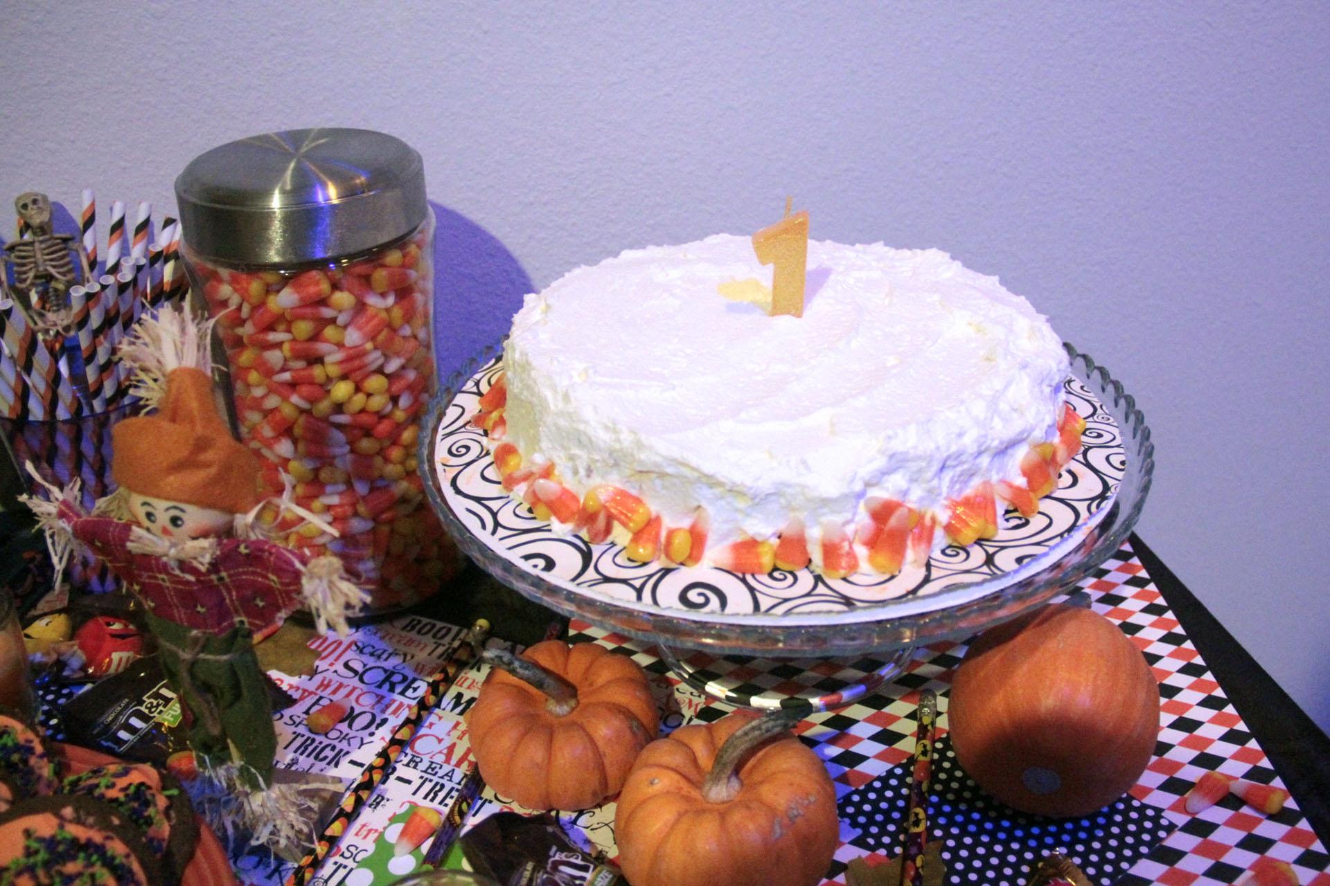 Halloween party cake