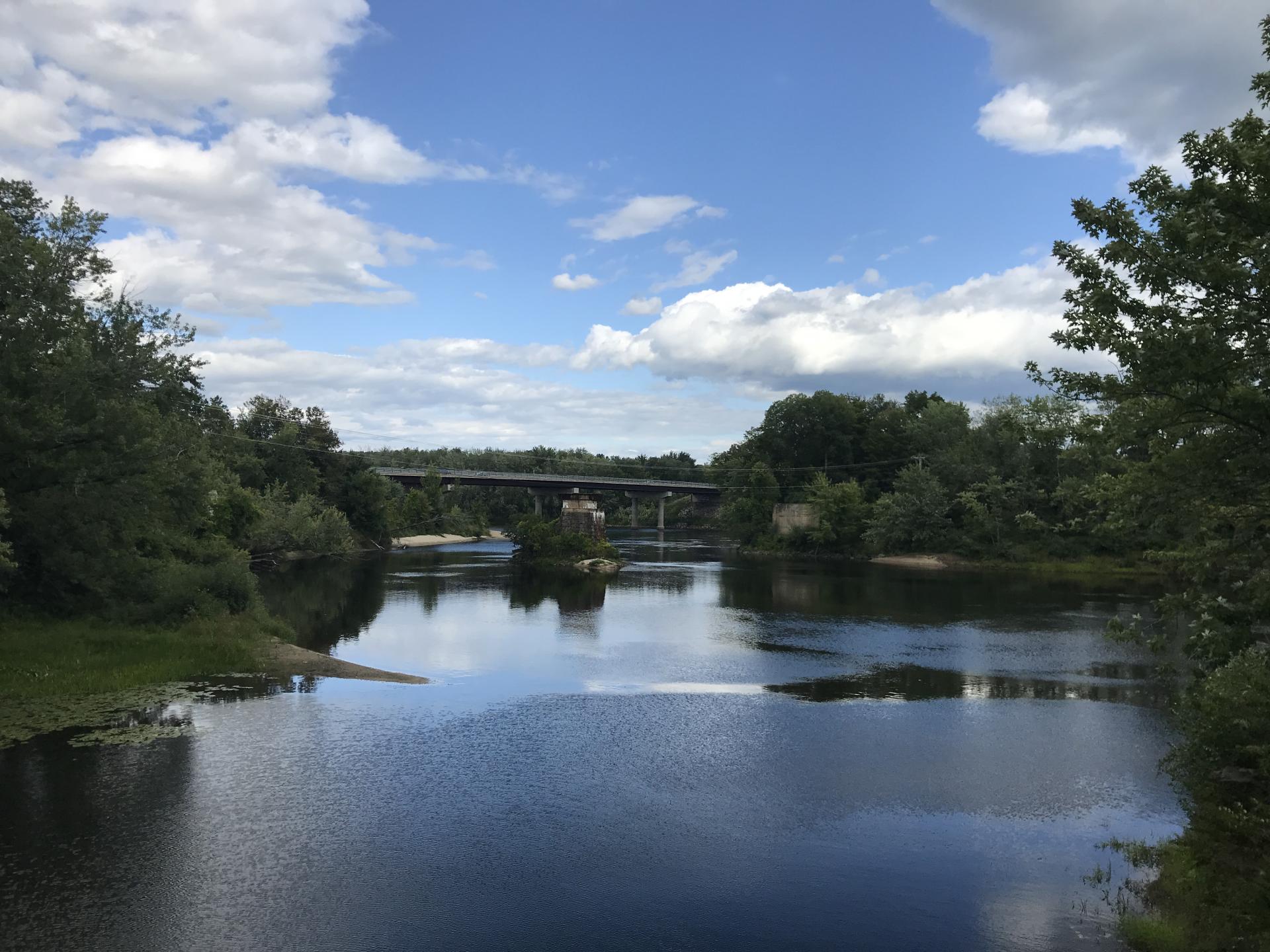 NH Scenery on Rail Trail in Concord