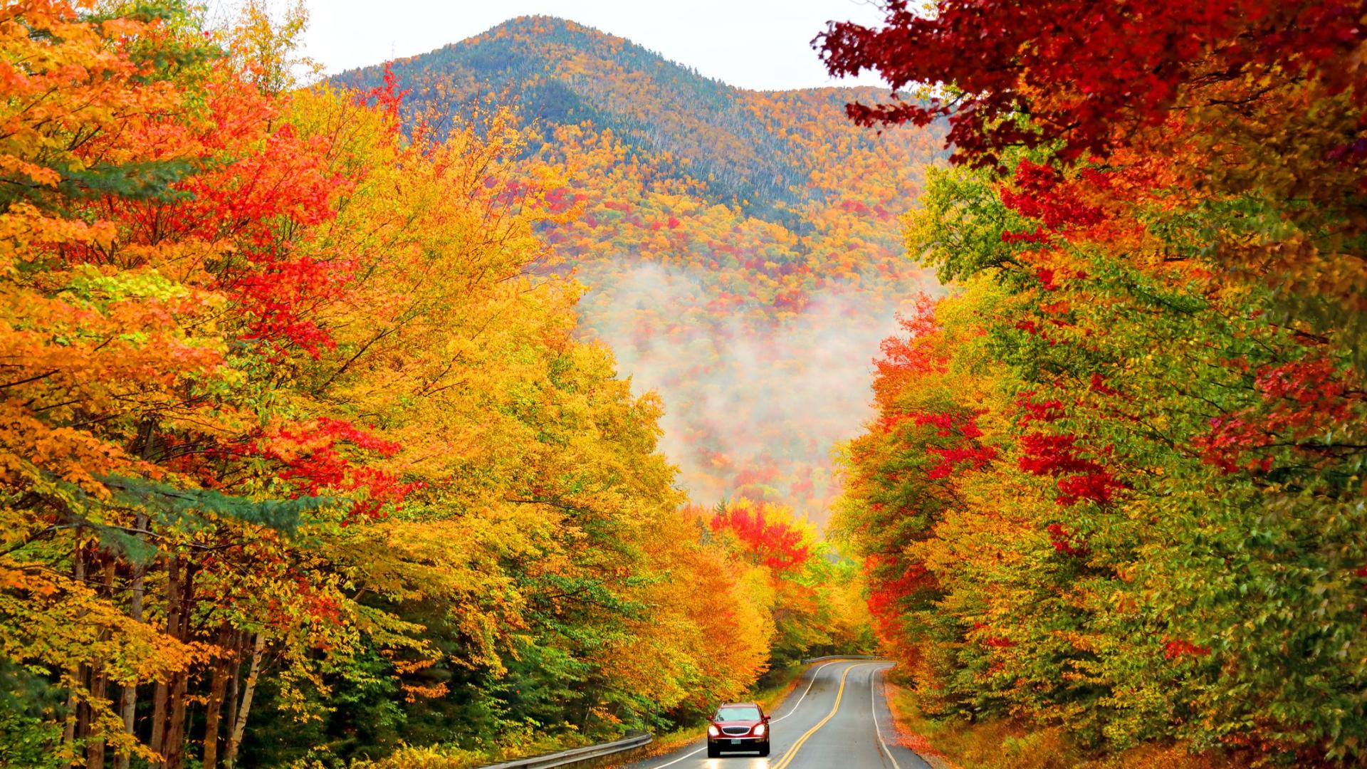 The Kanc with beautiful fall foliage