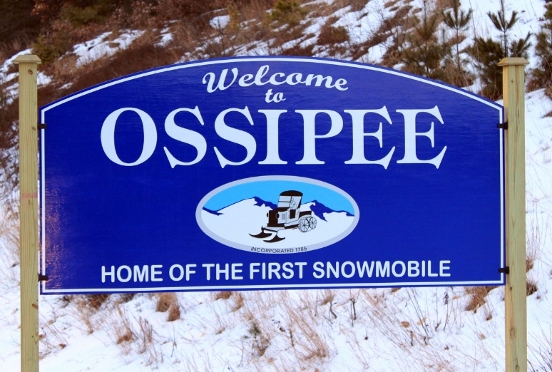 Ossipee NH sign