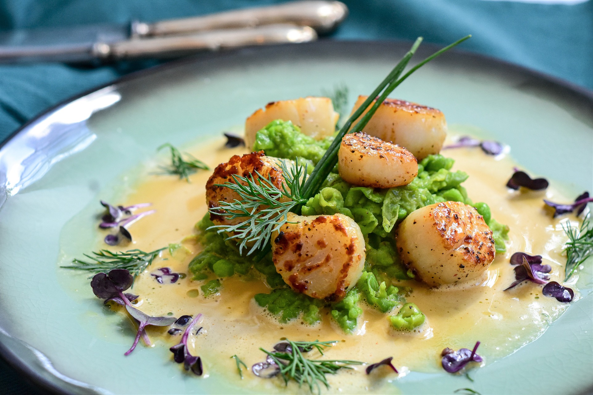 scallops in a restaurant