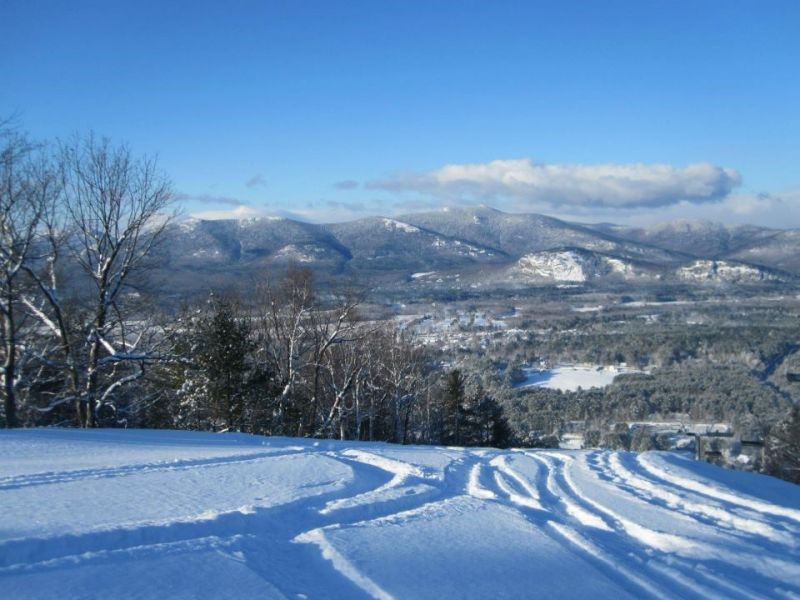 Ski slopes at Black Mountain in New Hampshire