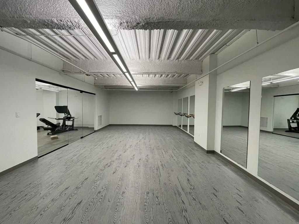 Yogo Studio with floor to ceiling mirrors