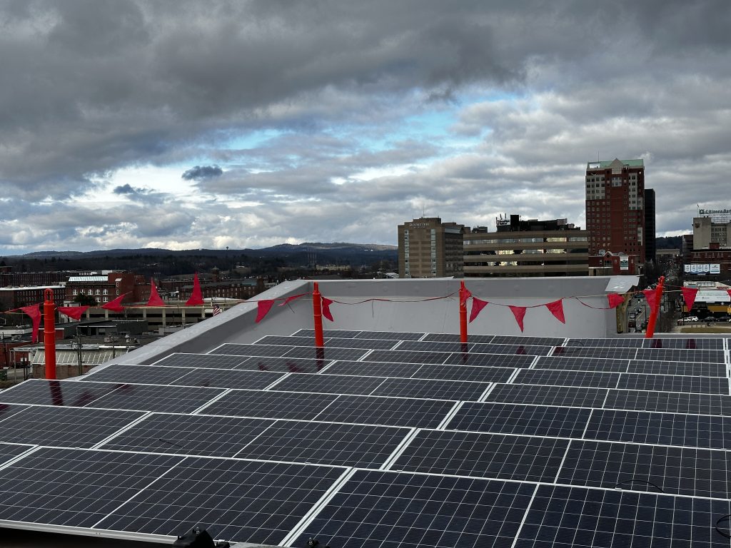 Solar Panels on the roof at 409 Elm Street