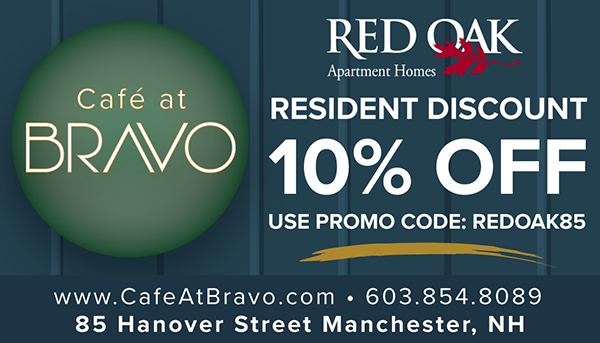 10 percent discount for Red Oak Residents at Cafe at Bravo