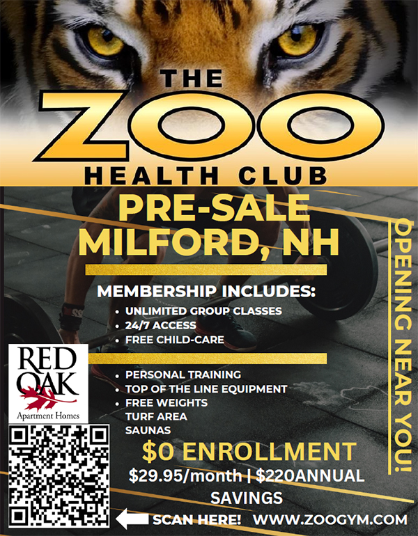Zoo Health Clubs coming to Milford ,NH