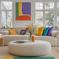 Styling Your Living Room Around an Ottoman