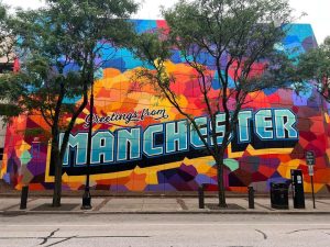 Greetings from Manchester Mural