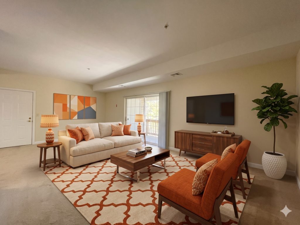 Living room Condo Storage