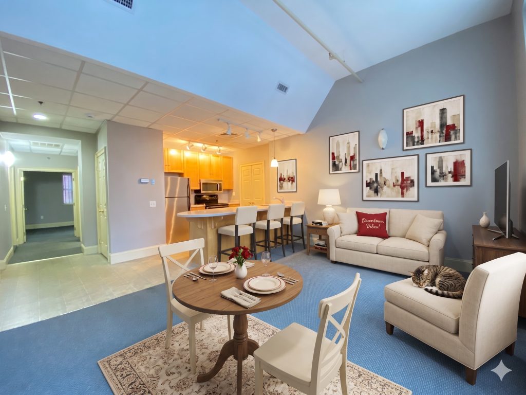 Decorate a Living room in your apartment